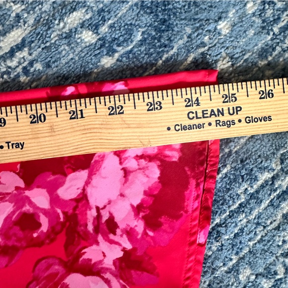 Scoop Hot Pink Square Neck Floral Print Bell Sleeves Mini Dress XXL (Size 20) - Picture 12 of 12